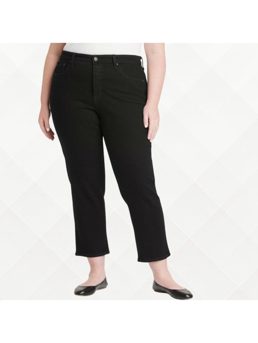 Universal Thread Slim Jeans • 10 Short • NWT • Black • WDM-100169
